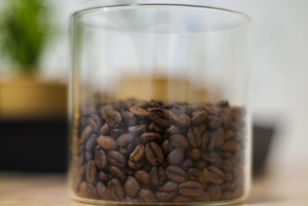 焼きむらのあるコーヒー豆